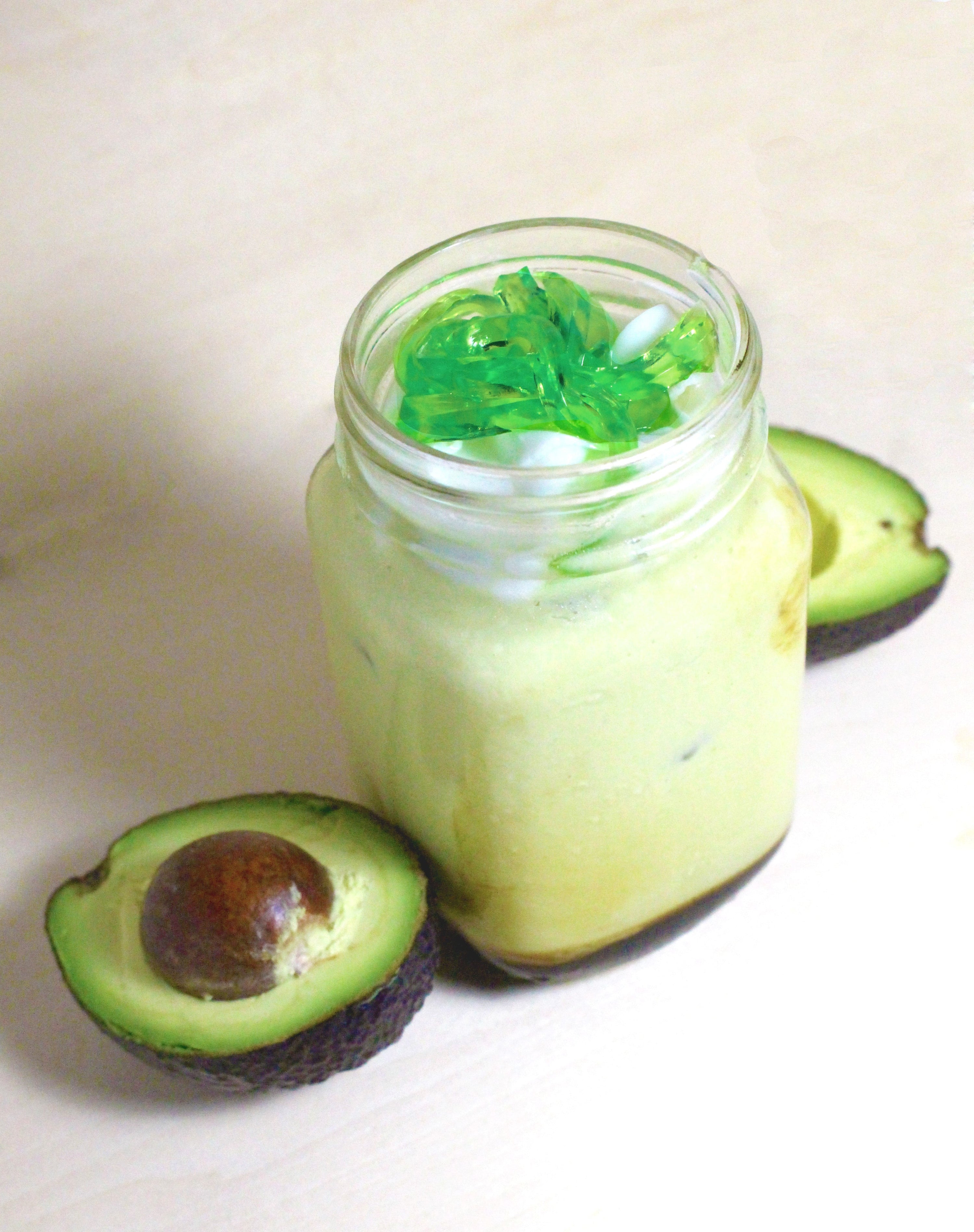 Avocado & Gula Melaka Chendol Milkshake