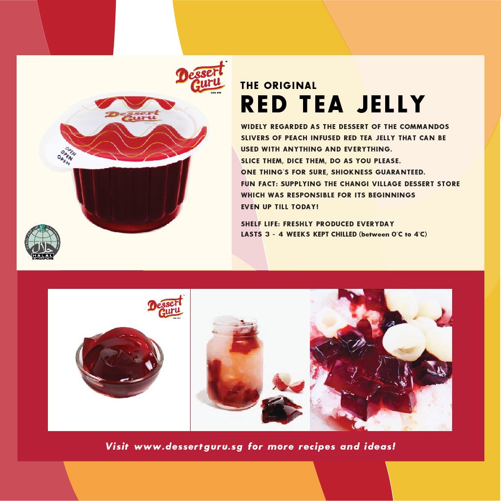 Red Tea Jelly (6 CUP PACK)